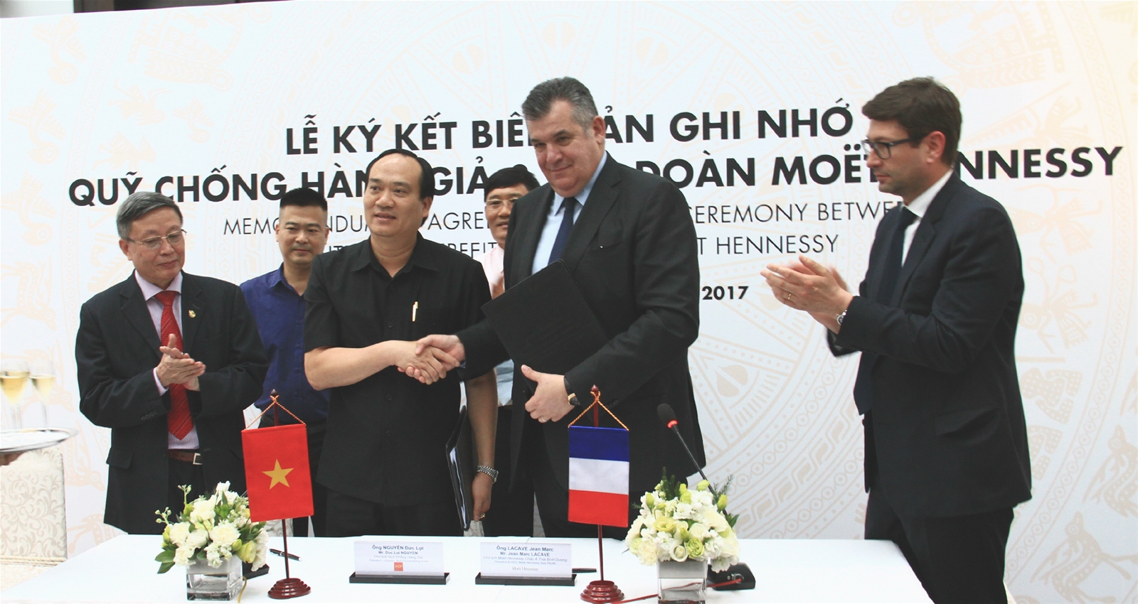 Quỹ chống hàng giả và Tập đoàn Moet Hennessy ký kết Biên bản ghi nhớ hợp tác