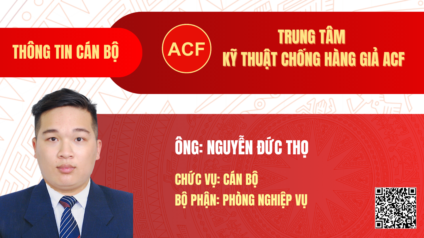 Ông: Nguyễn Đức Thọ