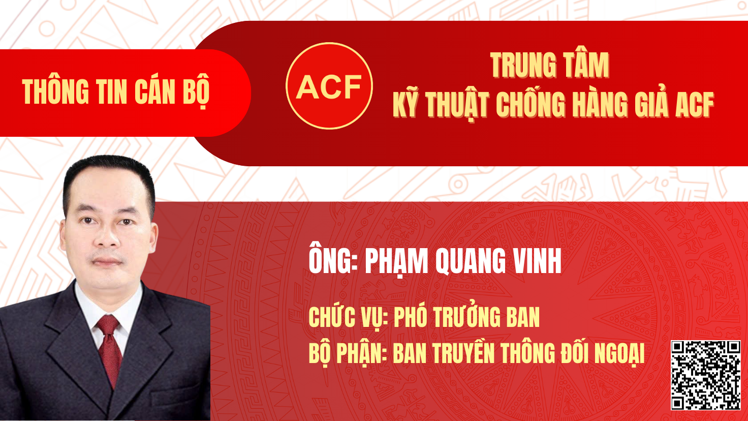 Ông: Phạm Quang Vinh