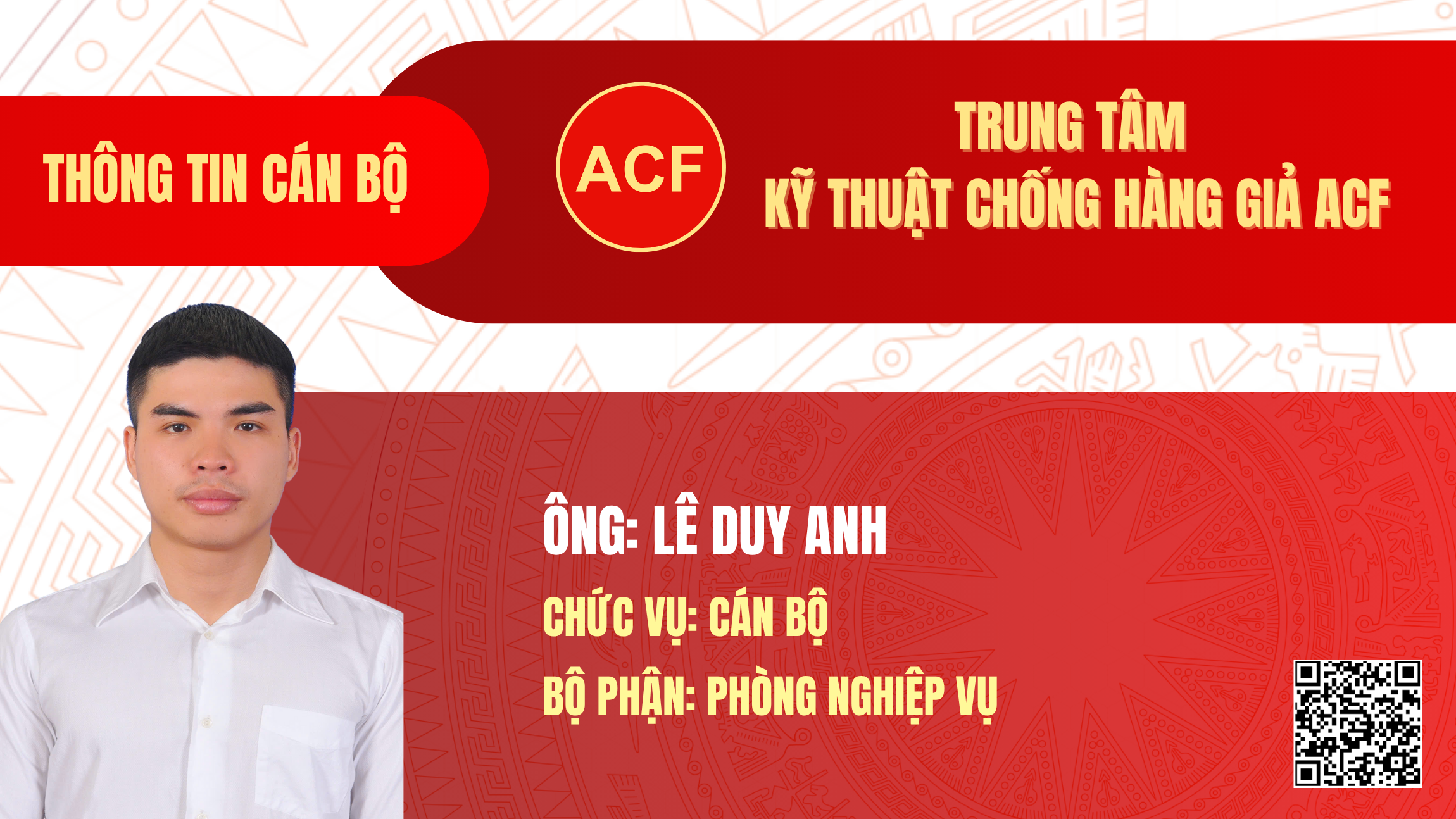 Ông: Lê Duy Anh